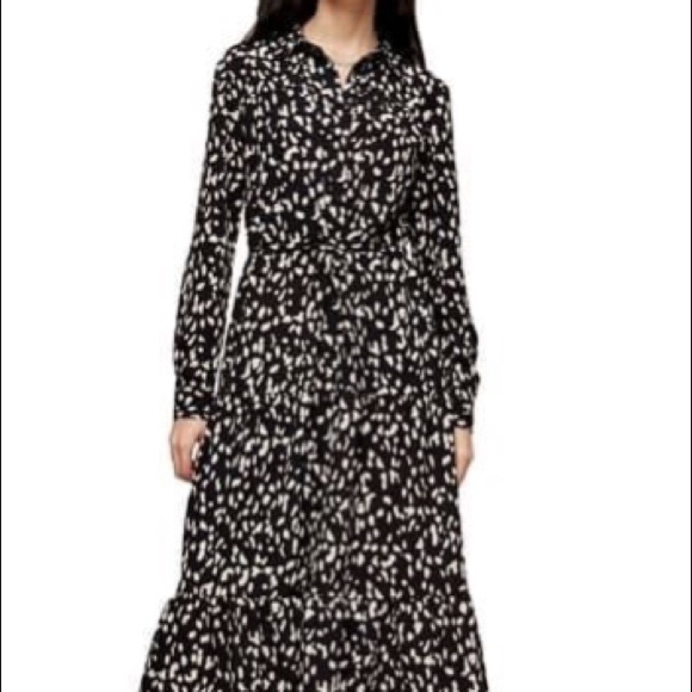 TOPSHOP
Spot Tiered Long Sleeve